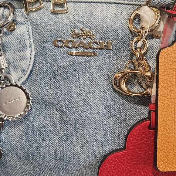 BNWT COACH DENIUM LARGE ROWAN - Picture 3 of 8